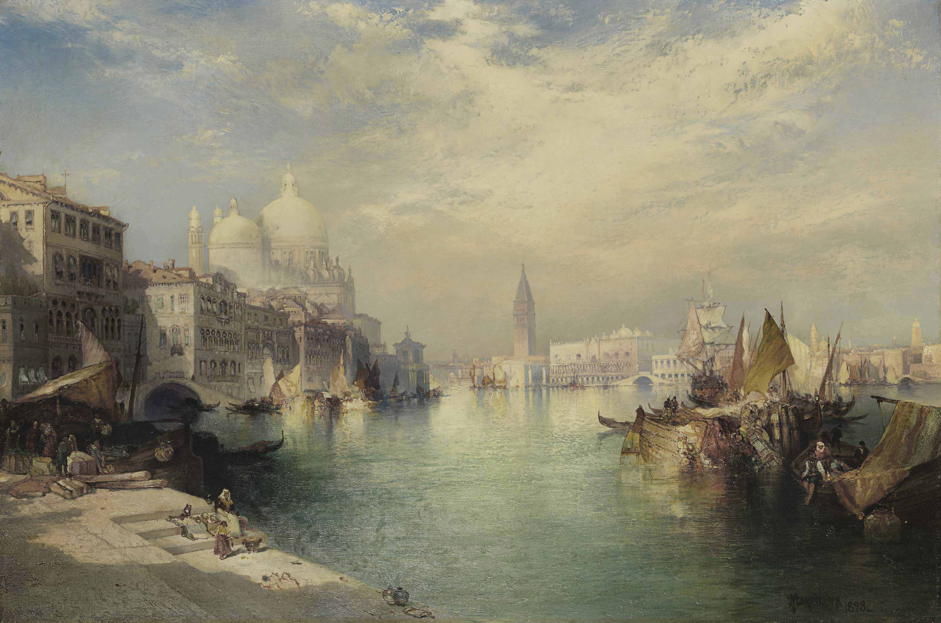Thomas Moran (18371926) , The Lagoon, Venice Christie's